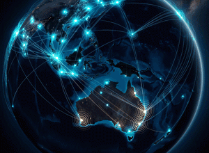 Image of connected globe